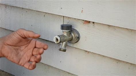 anti-siphon valve on outdoor faucet|How to Fix a Leak in the Anti